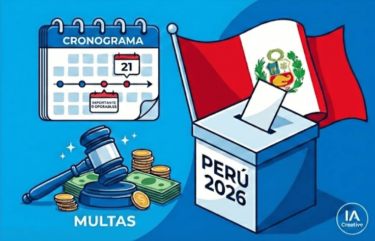 Elecciones Perú 2026: Cronograma, multas y todo lo que debes saber